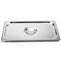 1 3 share basin lid American stainless steel Number of pan lid cafeteria with vegetable basin lid individually lid
