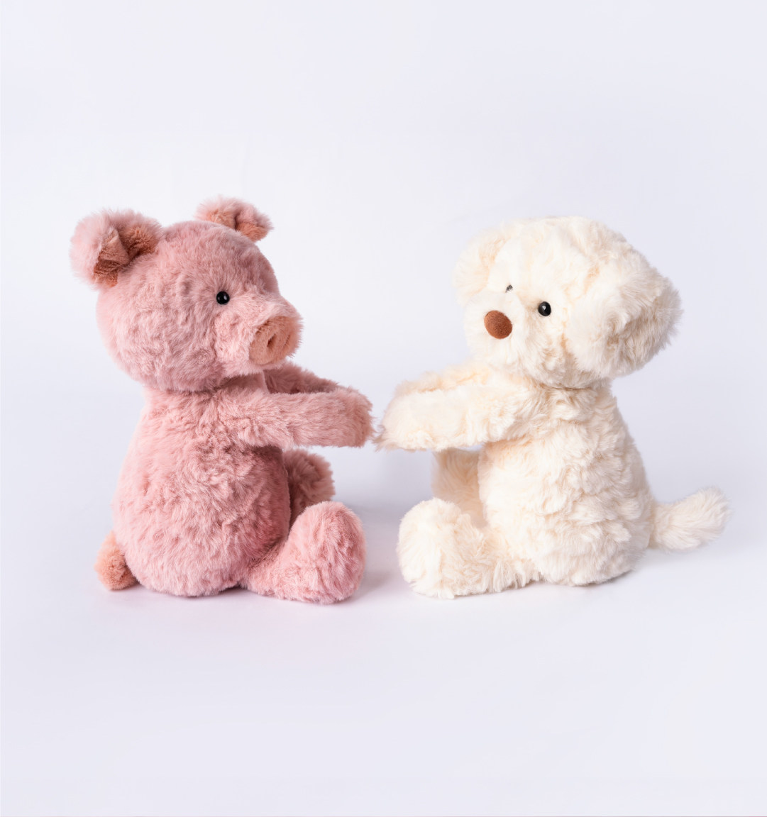 Мягкая игрушка bobova毛绒玩偶礼盒布艺填充pp棉公仔 柔软绒布娃娃送礼首选呼呼猪萌狗