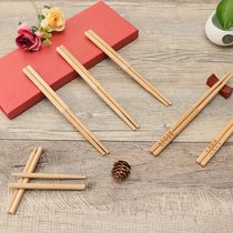 Disposable bamboo chopsticks commercial can be spliced with one person one chopsticks and two folds for convenient restaurants to take out and pack short chopsticks