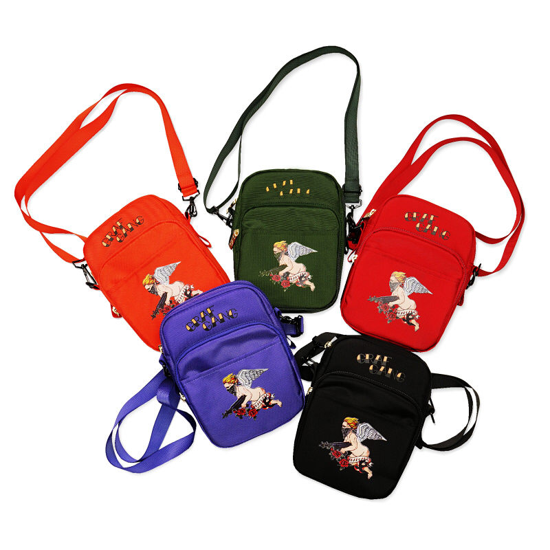 GRAF original brand AK47 little angel tattoo rose nylon out street beauty five color shoulder bag shoulder bag