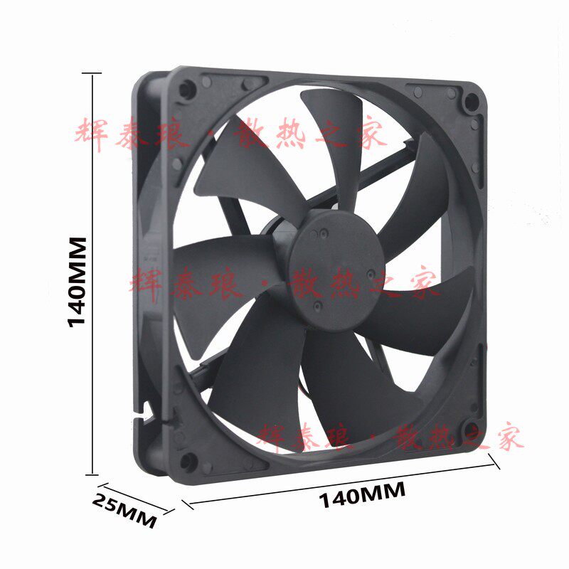 Brand new original fit 12V 14CM 140X25MM 14025 cm computer case server cooling fan