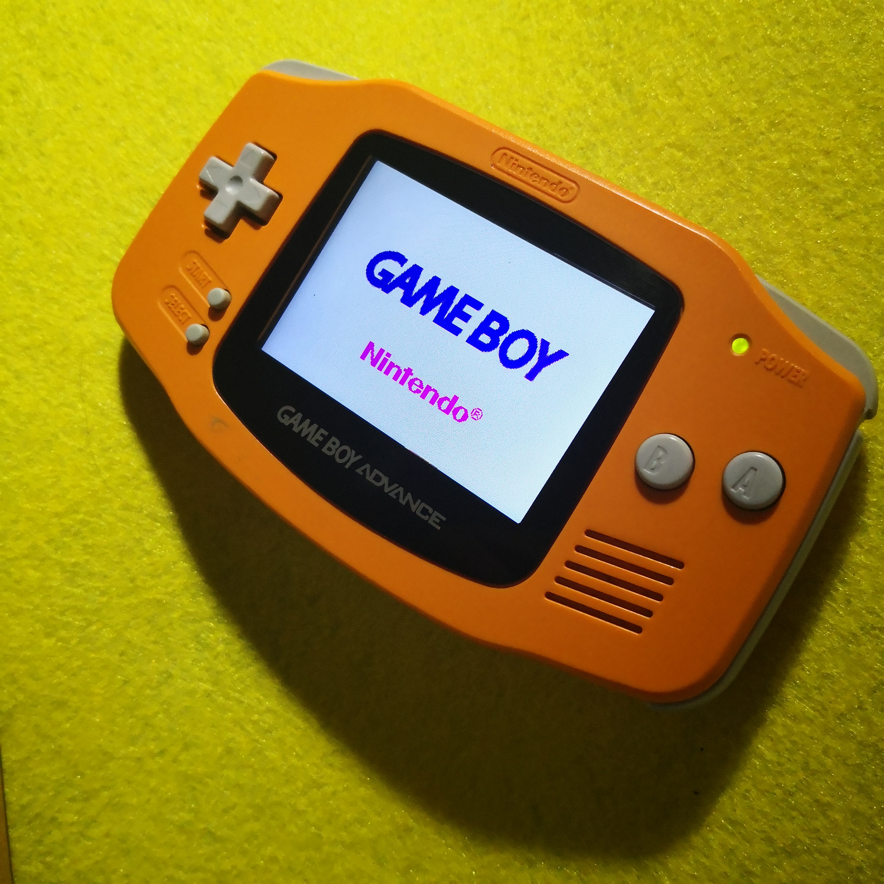 gba highlight c screen ips touch adjustment without tailoring welding original size screen complete machine scheduled
