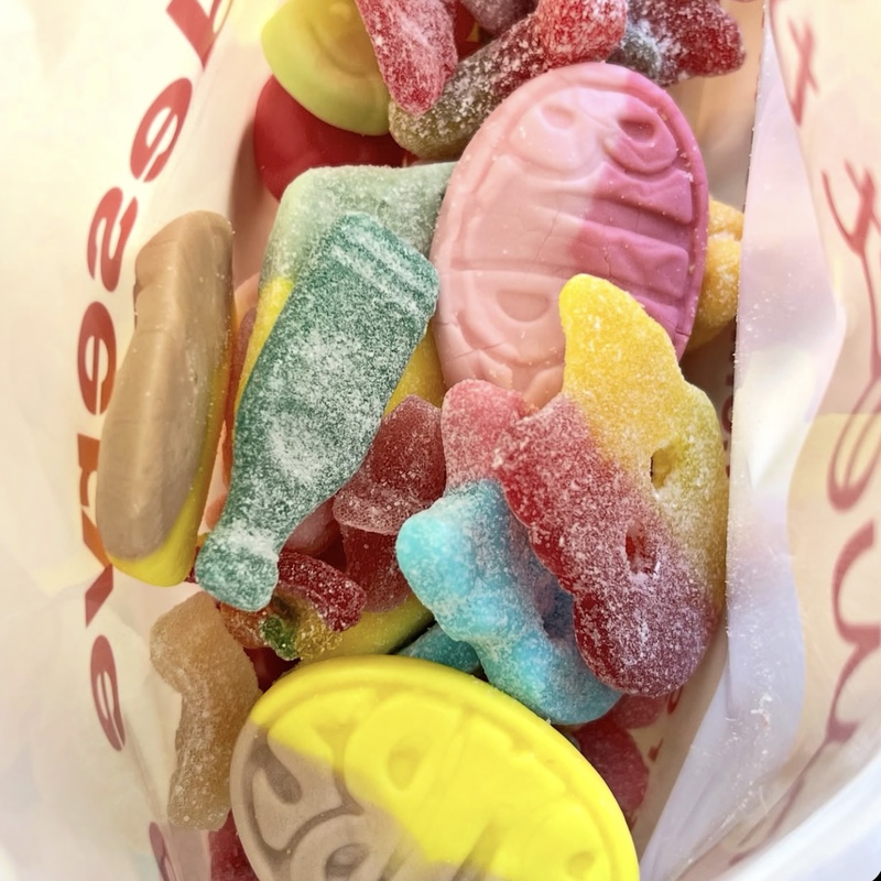 Swedish Candy Selection Swedish Big Bubble Bubs Swedish Sour Candy Mixed Flavor Snacks Internet-Famous Swedish Sour Candy