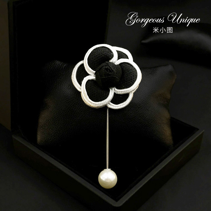 Trâm cài nữ Camellia trâm cài vải Hàn Quốc pin hoa sang trọng 092xongZH phụ kiện trâm cài áo