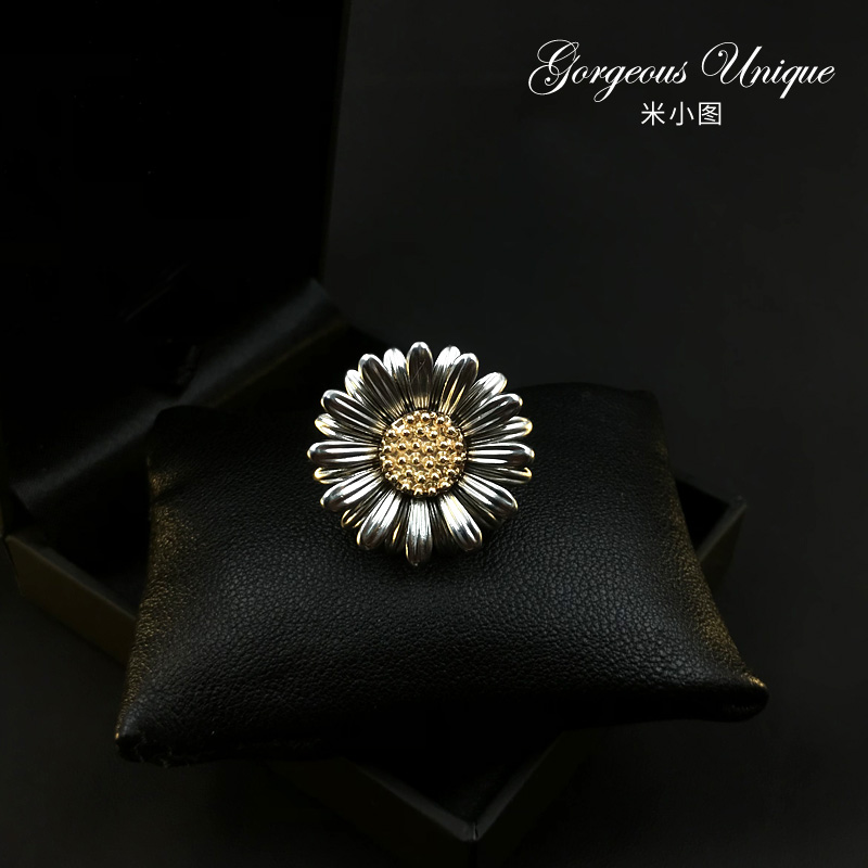 Pin da retro retro pin trâm cài pin mini pin trang trí phụ kiện sáng tạo hoang dã áo len cardigan khóa phụ kiện cài áo