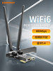 Comfast Cf-Ax90 Wireless Network Card Pcie Desktop Wifi6 Dual-Band 5g Gigabit 900m Bluetooth 5.4 Desktop Built-In Pcie Interface Wifi Signal Receiver Connects to Hotspot