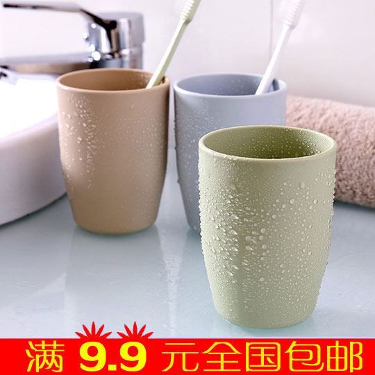 Korea Creative Mouthwash Cup Water Cup Travel Children Eco-friendly Wheat Toothbrushing Cup Lovers Toothbrush Cup Wash Cup
