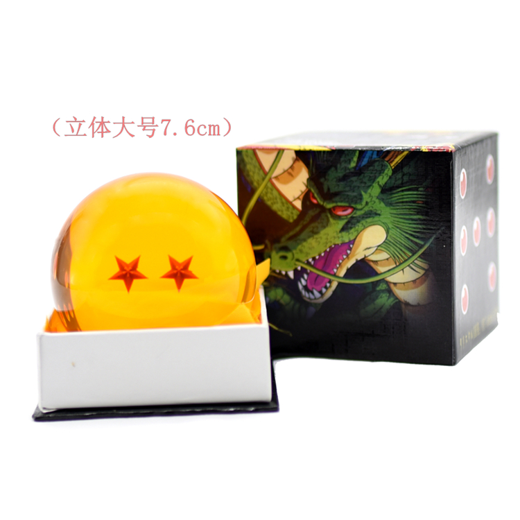 Two Planets (7.6Cm)Tiktok Same Dragon Ball periphery comic name of a fictitious monkey with supernatural powers Garage Kit 7 Seed Dragon crystal Dragon Ball Model   birthday Make a wish