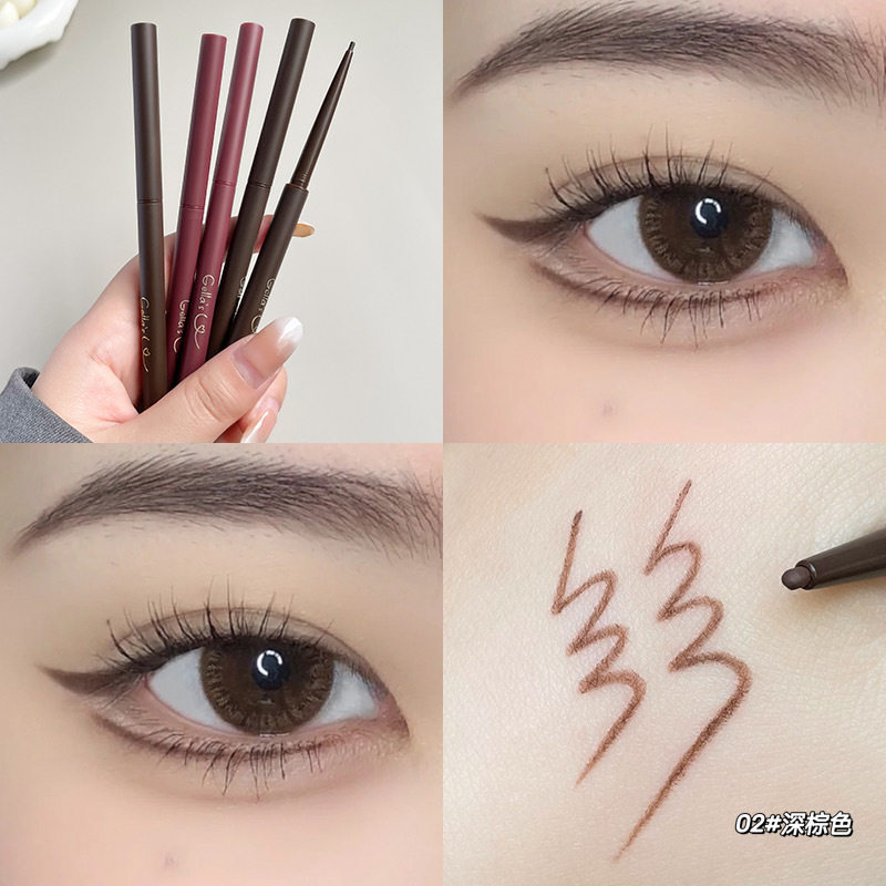 Li Jiaqi recommends eyeliner gel pen, waterproof, non-smudged, long-lasting, non-off color, brown, very fine, beginners and beginners