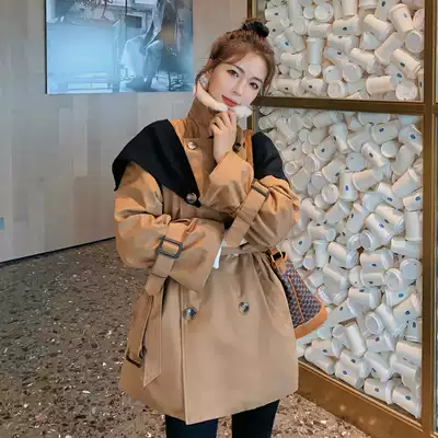 Sandro Tonali tooling Parker cotton clothes women's new loose thickened velvet oversize short quilted jacket