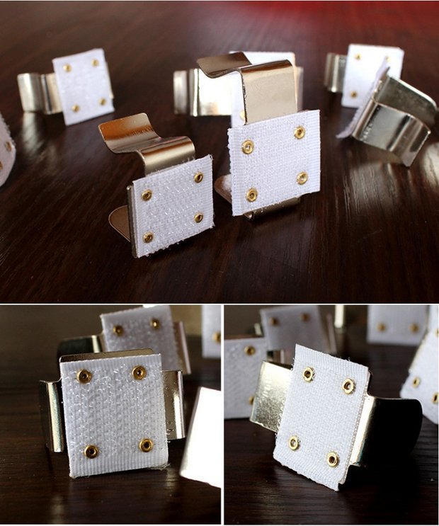 Vận Chuyển bảng vải bảng váy dày trạm kim loại kẹp cố định T tạp dề phiên Snap clip clip hình nền - Khăn trải bàn khăn trải bàn hàn quốc