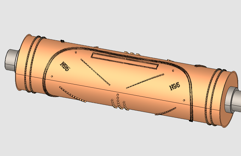 Disposable N95 Mask Machine Cutter Tooth Mold Roller Shaft Program Numerical Control Four-Axis Machining Engraving Program Substitute