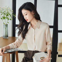 Shirt womens western style fashion 2022 summer new simple high-end temperament goddess fan high-end professional womens shirt