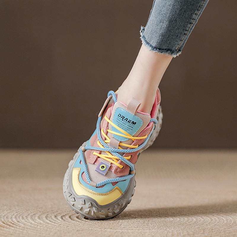 Spanish Niche Brand Ongysl Fashionable Durian-Soled Women's Thick-Soled Non-Slip Colorful New Dad Shoes Spanish Niche Brand Ongysl Fashionable Durian-Soled Women's Thick-Soled Non-Slip Colorful New Dad Shoes