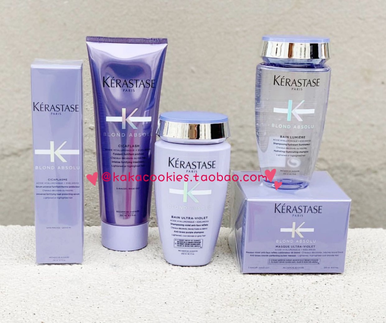New Arrival Purple Bottle Kerastase Hyaluronic Acid Glowing Water Luminous Shampoo Conditioner Hair Mask Bleaching, Dyeing, Yellow Fixing