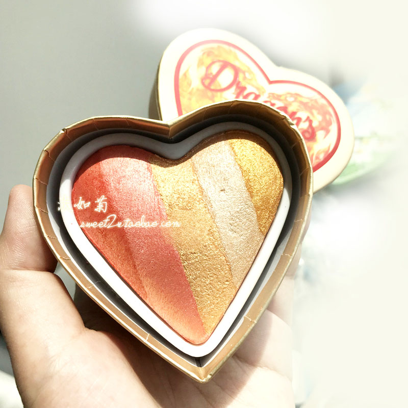 Anh trang điểm cách mạng cầu vồng nổi bật trái tim rồng yêu highlight 3ce