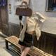 Wuuus hooded sweatshirt jacket suit women's 2024 ຕົ້ນພາກຮຽນ spring ຊຸດ skirt ສາມສິ້ນໃຫມ່