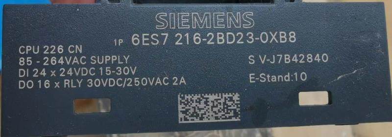 Siemens CPU 6ES7 216-2BD23-OXB8
