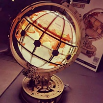 If Guest Wooden Constellation Luminous Globe Diy Hand Assembled 3d Cubist Puzzle Mechanical Model Toy Gift