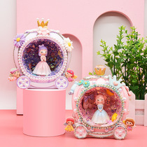 Pumpkin Lights Kindergarten Children Handmade DIY Materials Bag Cream Glue Making Small Night Light Girl Gift Toys