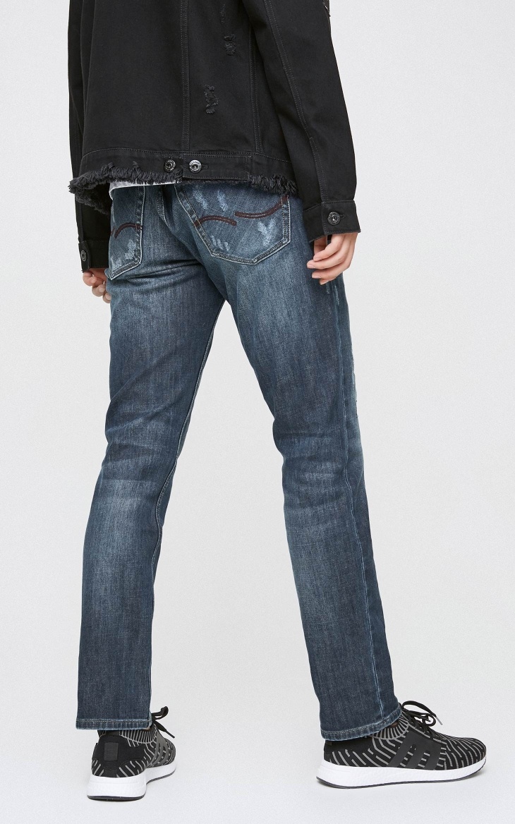 JackJones Jack Jones cộng với quần jeans lỗ nhung ấm | 217432522 thời trang nam cao cấp	