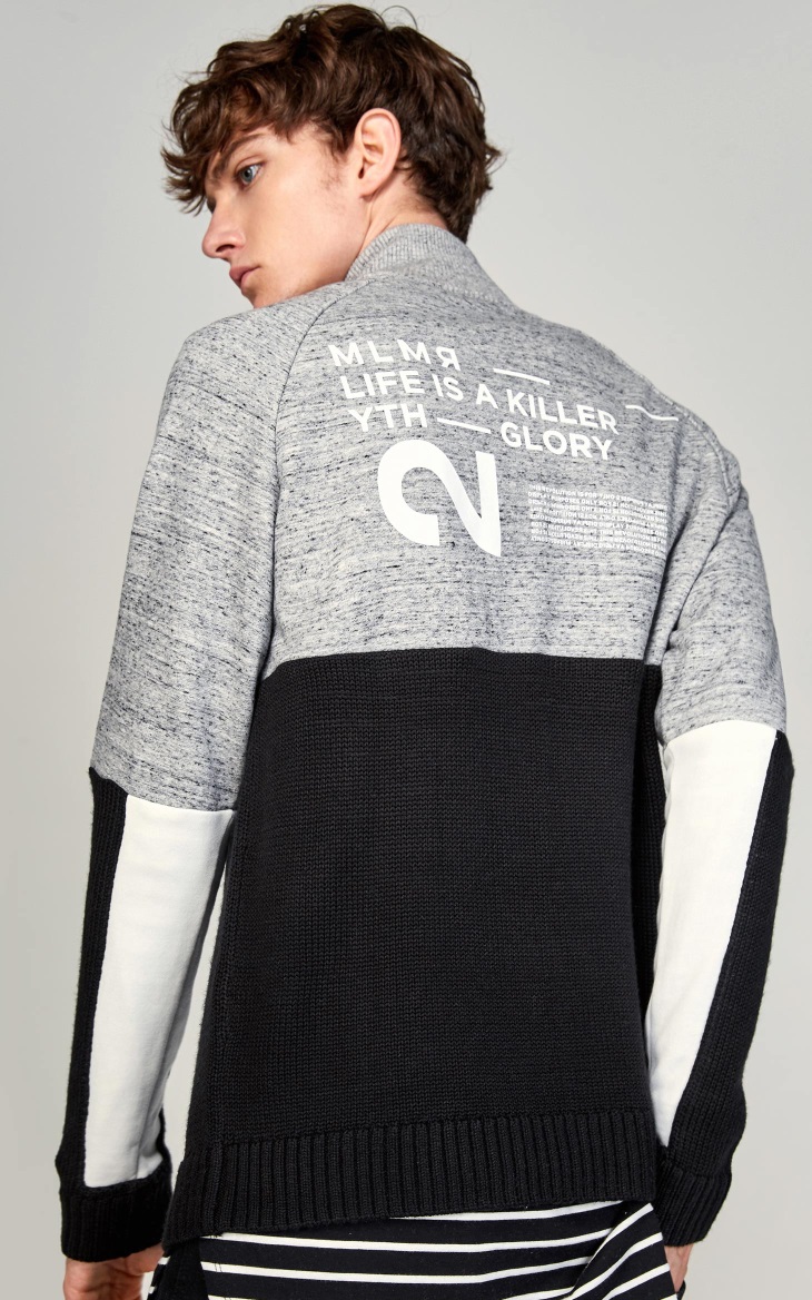 JackJones Jack Jones khâu áo len cổ đứng nhỏ áo len | 217325513 ao len nam