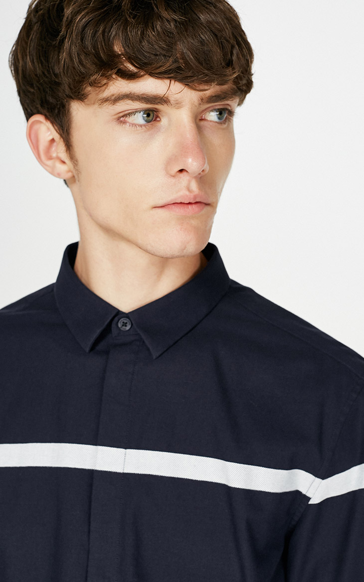 [Giá trị mùa thu và mùa đông] Quần áo sơ mi dài tay cotton JackJones Jack Jones S | 217405504 sơ mi kaki nam