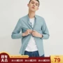 JackJones Jack Jones cotton cổ áo sơ mi nam dài tay O | 217105542 áo dài tay phồng cổ vuông