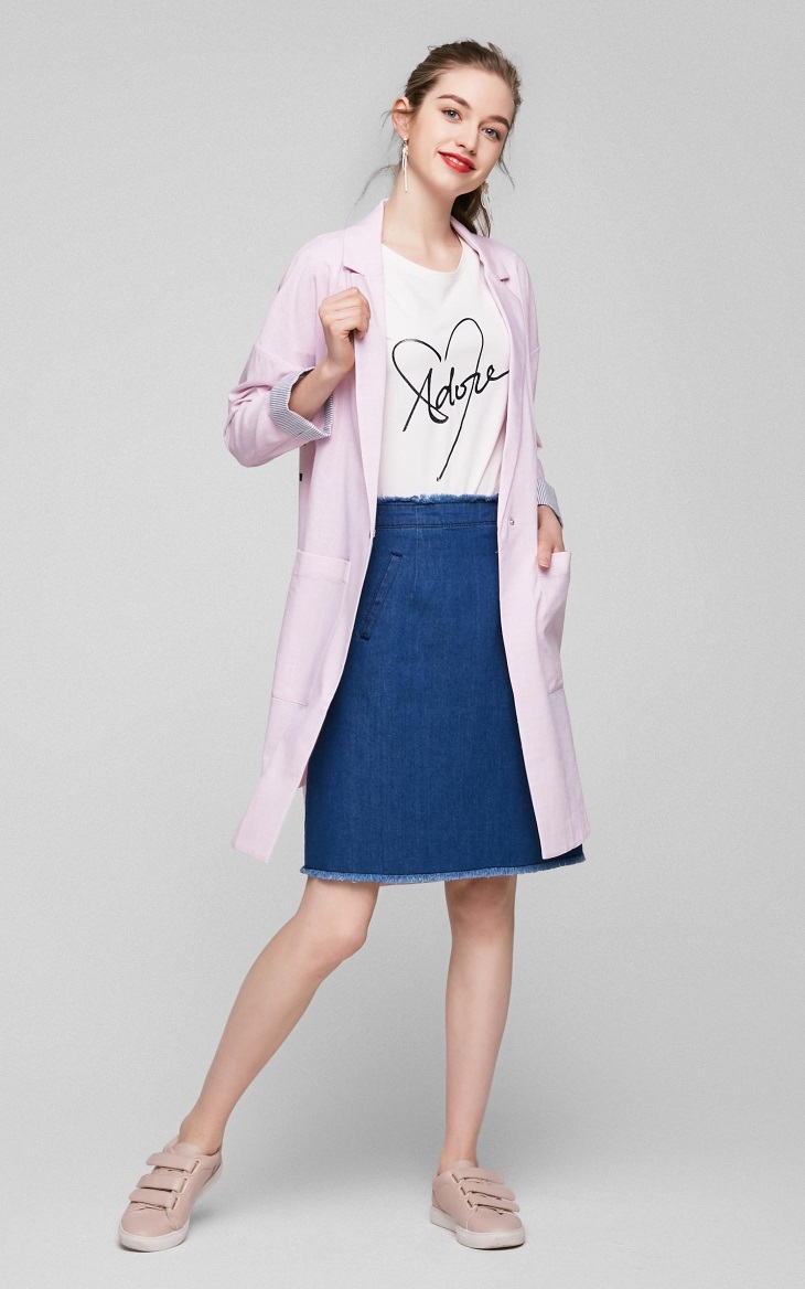 Vero Moda 2018 cotton mỏng phần dài phù hợp với nữ | 317108522 vest nữ