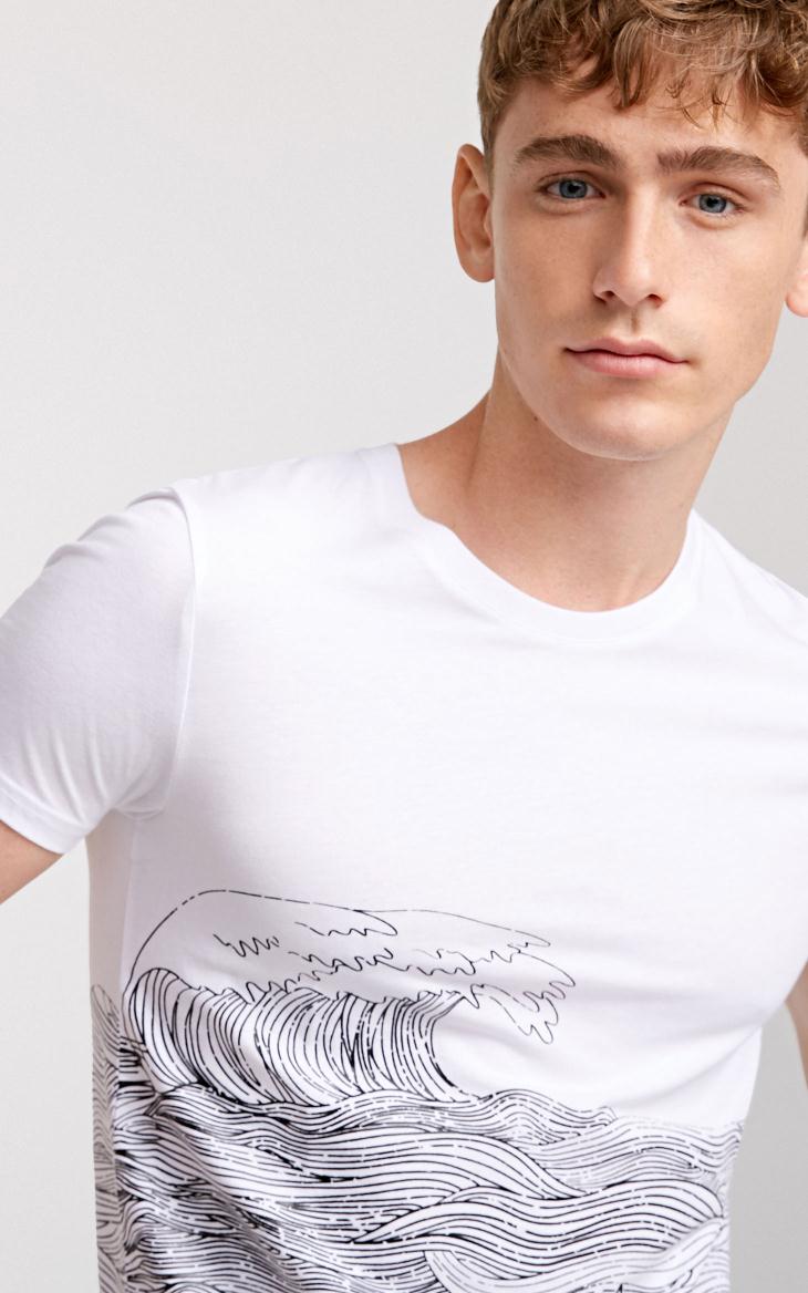 CHỌN Slade Mùa Hè Cotton In Vòng Cổ Casual Nam Ngắn Tay Áo T-Shirt C | 417201528