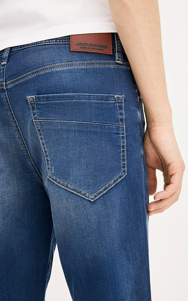 [3 miễn phí 1] JackJones Jack Jones mặc quần short denim thoải mái E | 217243512 quần nam đẹp