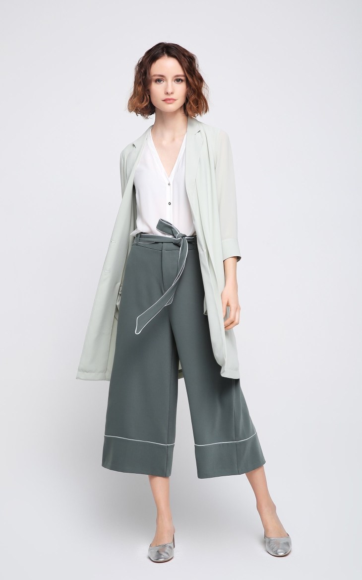 [3 miễn phí 1] Vero Moda hai mặc áo blazer dài tay bảy điểm | 317208529 vest kẻ nữ