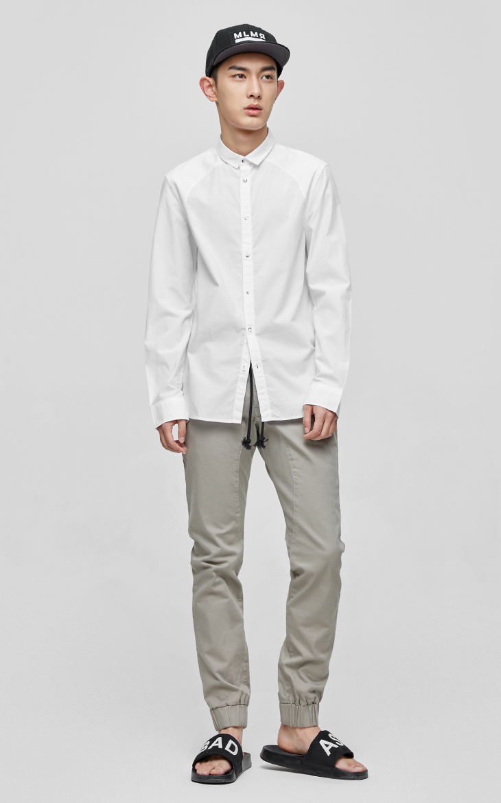 JackJones Jack Jones chất liệu cotton dài tay màu dài tay | | áo tay dài