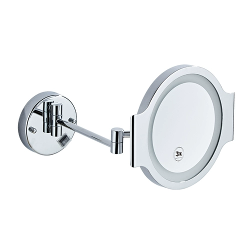 Donaltling Beauty Mirror Hotel светодиод с легким однопользованным увеличительным зеркалом для макияжа на рабочем столе четырехкратно складной зеркал стена висеть