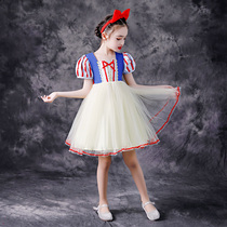 Snow White Dress Girls Dresses Childrens Children Baby Elsa Princess Childrens Clothing Frozen Skirt Summer