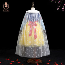 Aisha Frozen out cloak Aisha Snow White shawl childrens cloak girl Halloween costume