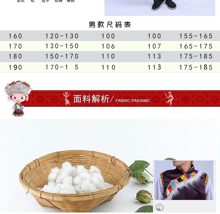 Trang phục biểu diễn múa quốc gia Tây Tạng Xiangu Libao Dân tộc thiểu số Tây Tạng Người biểu diễn sân khấu Tây Tạng áo nam