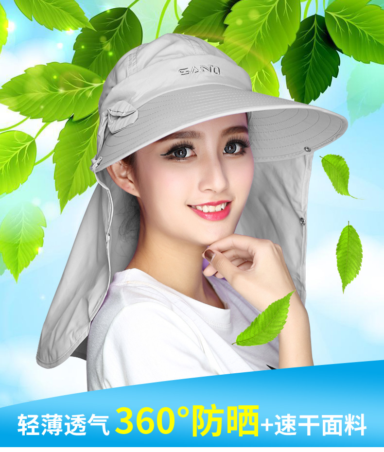 Mũ golf nữ mùa hè Hàn Quốc phiên bản của thủy triều giải trí ngoài trời CN mũ lớn dọc theo chiếc xe đạp kem chống nắng CN mũ che mặt 	bộ đánh golf trong nhà	