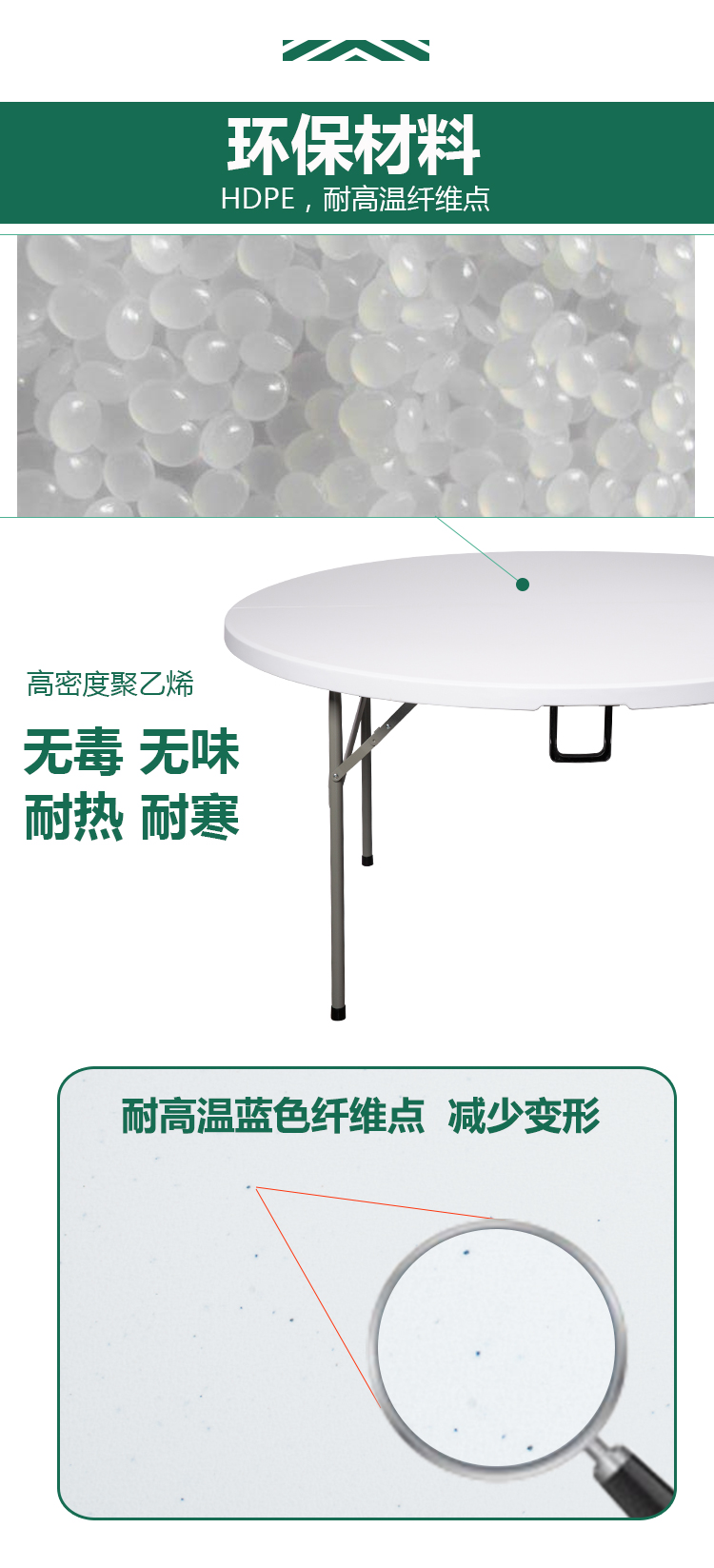 Bàn ăn tròn có thể gập lại Bàn tròn nhà 10 người bàn ăn khách sạn đơn giản bàn tròn lớn bằng nhựa gấp bàn ghế - Bàn bàn để laptop