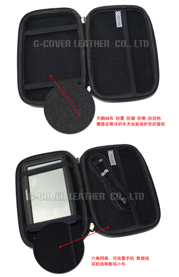 5 inch EVA chống sốc áp lực GPS điều hướng gói bảo vệ 3c túi lưu trữ kỹ thuật số đa chức năng gói vật phẩm nhỏ - Lưu trữ cho sản phẩm kỹ thuật số bao đựng tai nghe samsung buds
