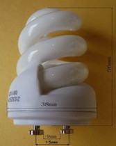 GU15 tricolor energy-saving lamp starter foot energy-saving lamp spiral 7W