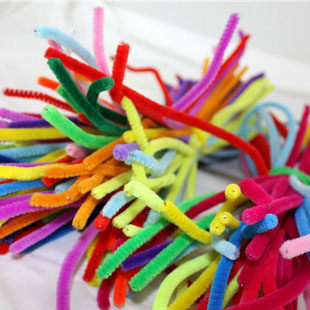 High-quality color brush strip hair root twisting stick hair root strip DIY kindergarten children handmade export good hair root