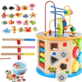 Рыбки для рыбалки, детский магнитный комплект, детские бусы, 1-2-3 лет, раннее развитие