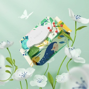 【巴布豆】婴儿湿巾加厚80抽3包