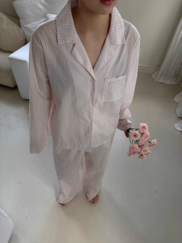 Хлопковая осенняя пижама, лонгслив, штаны для отдыха, дизайнерский комплект, тренд сезона