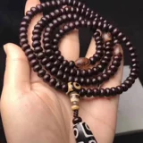 Четки бодхи, браслет, четки из круглых бусин подходит для мужчин и женщин, аксессуар, 108 бусин