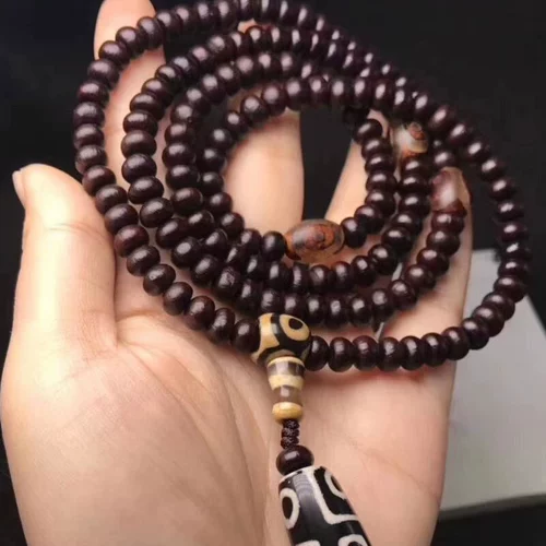 Четки бодхи, браслет, четки из круглых бусин подходит для мужчин и женщин, аксессуар, 108 бусин