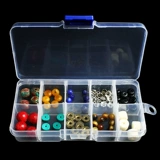 Прозрачная пластиковая коробочка для хранения, коробка для хранения, банка для хранения, ювелирное украшение, аксессуар