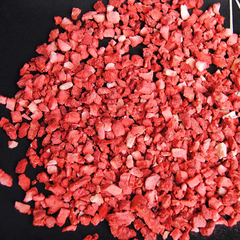 Frozen hay berry granule cake baking decoration Freeze-dried fruit strawberry crushed strawberry diced strawberry nougat