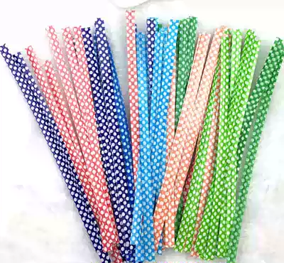 Candy bag closure tie color polka dot silk West dot bread bag mouth bandage rope 500